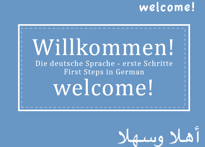 Grundlagen der deutschen Sprache für Flüchtlinge mit Englisch-Kenntnissen