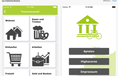 Erste Schritte in Deutschland. Eine App des Goethe-Instituts (für Android und Apple).